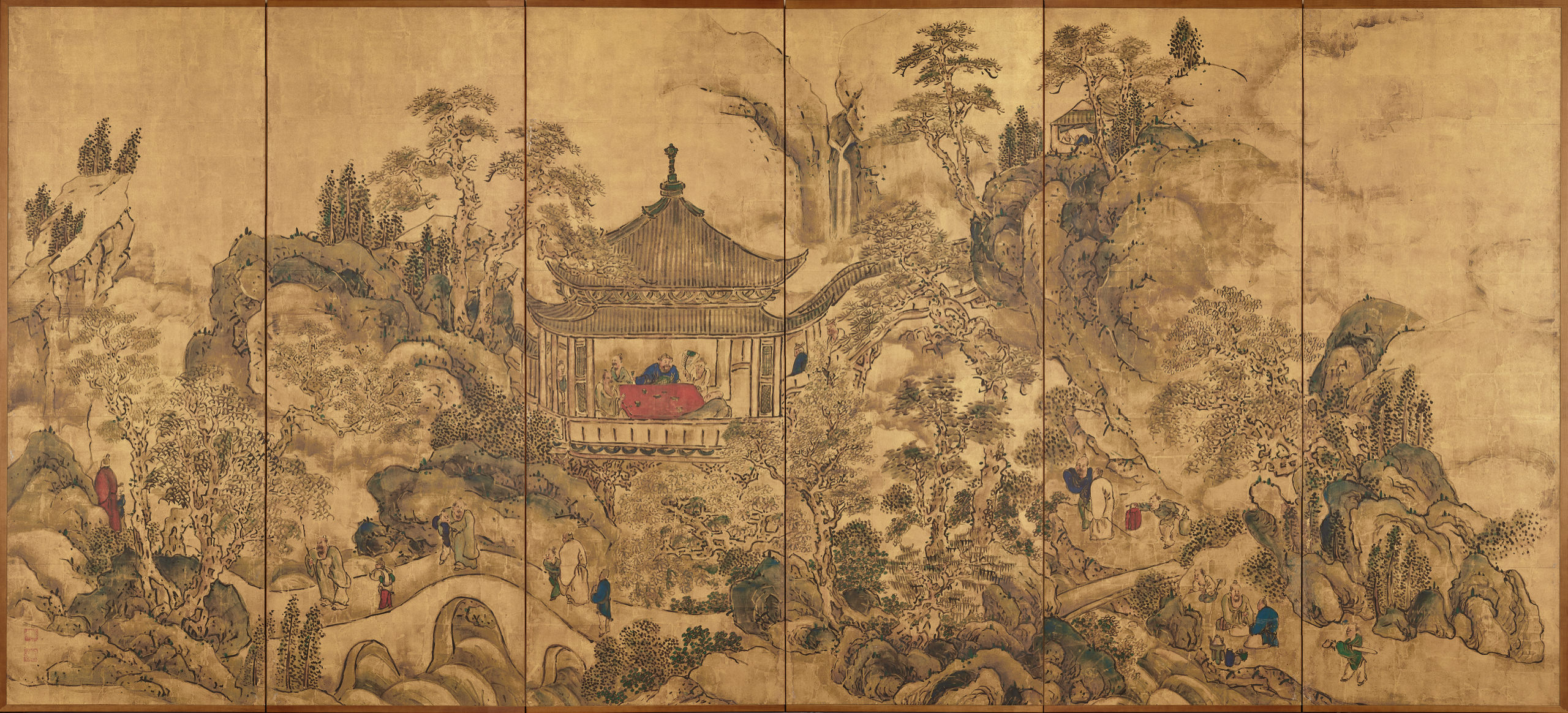 Chinese Landscape left screen