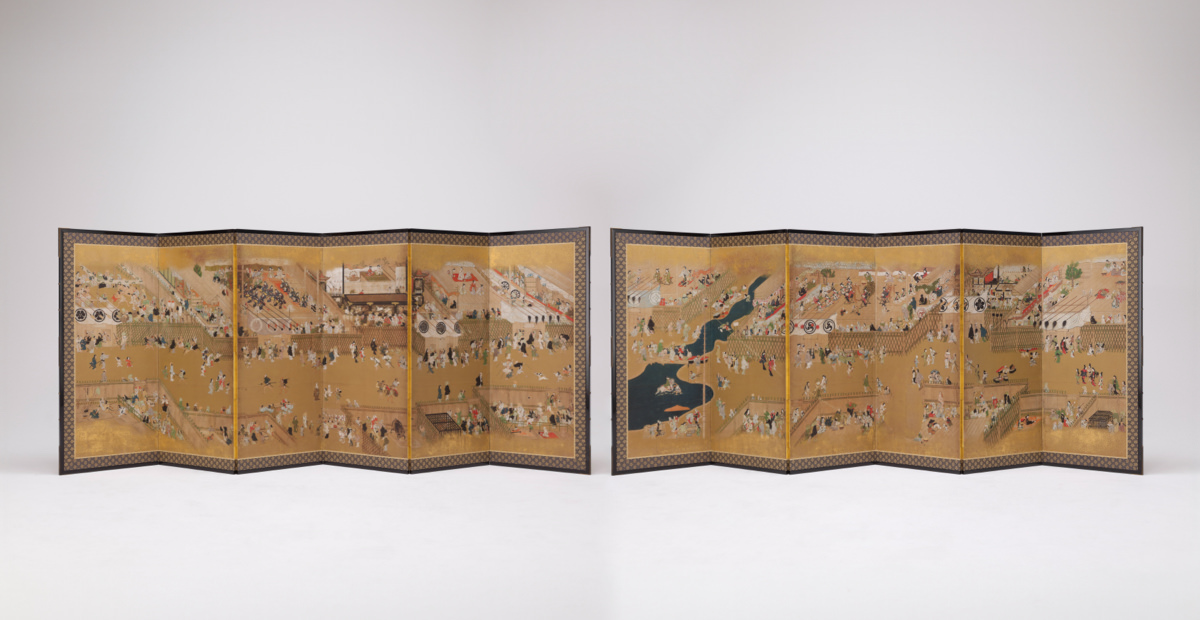 Amusements at the Dry Riverbed, Shijo