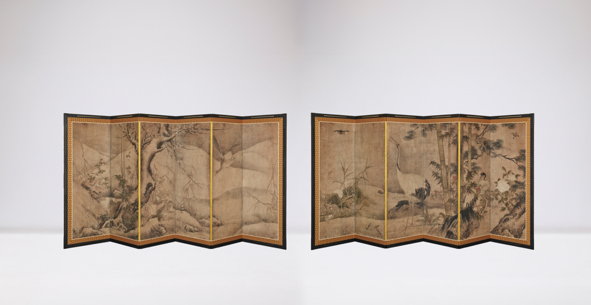 Birds and flowers of the four seasons