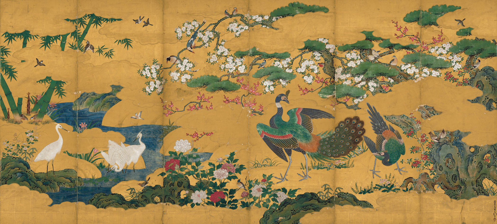 Flowers and Birds of the Four Seasons right screen