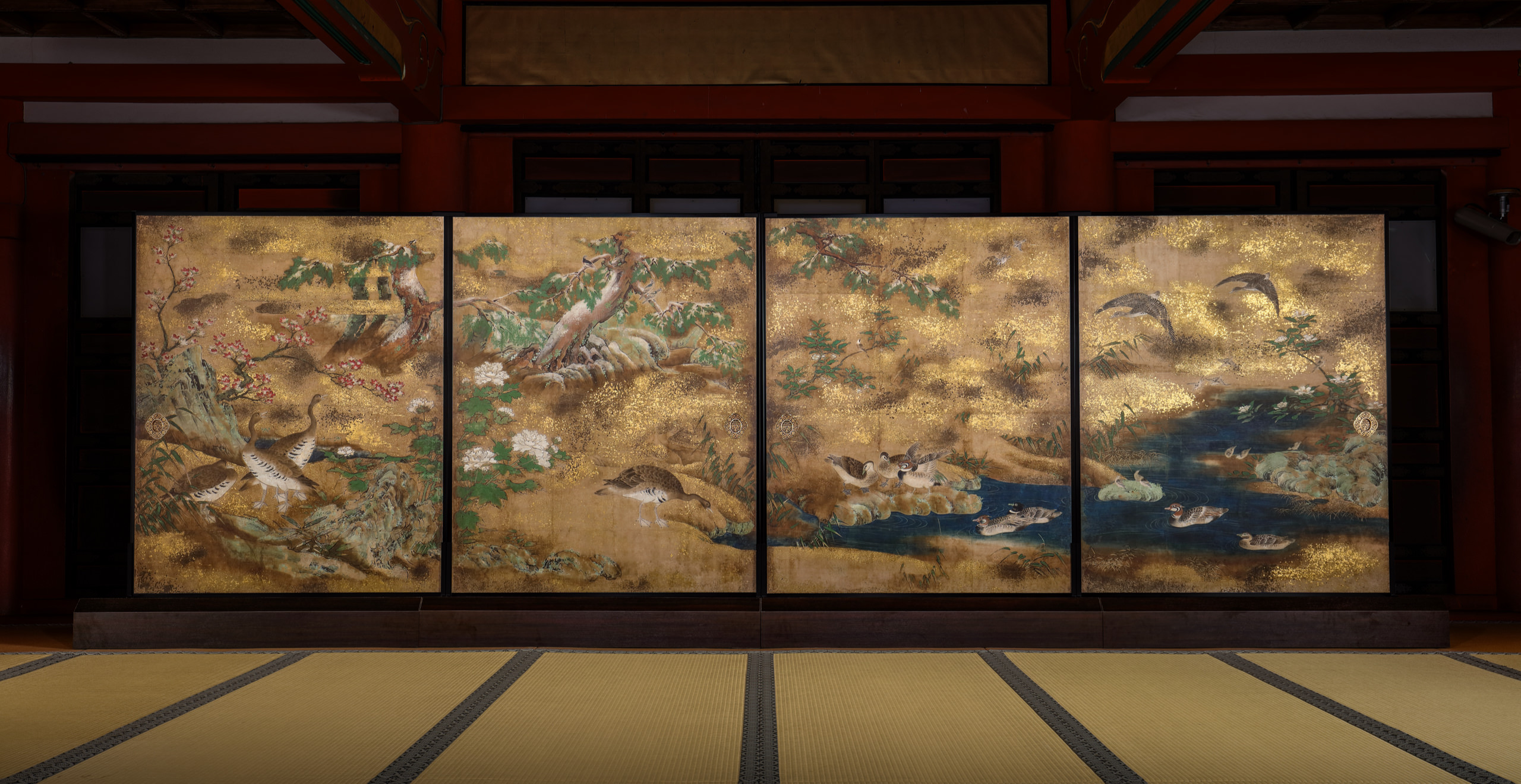 Birds and Flowers of Autumn and Winter exhibition