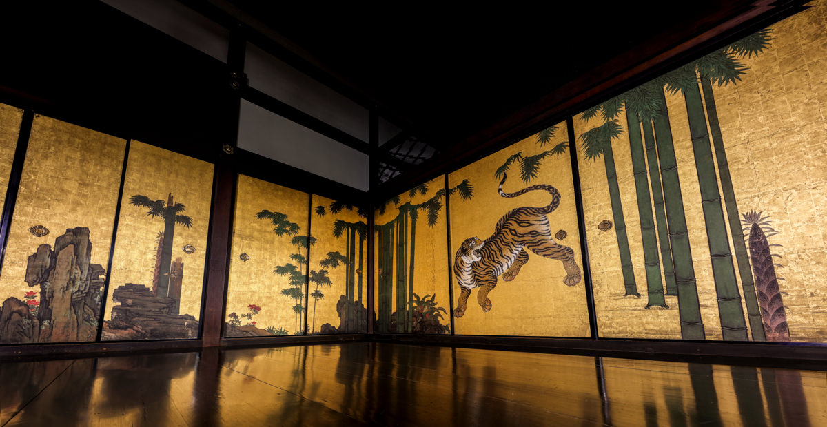 Tigers in Bamboo Grove