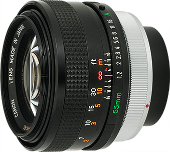 FD55mm f/1.2AL (released in 1971）