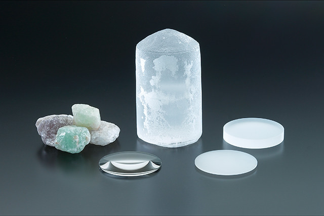 natural fluorite crystals