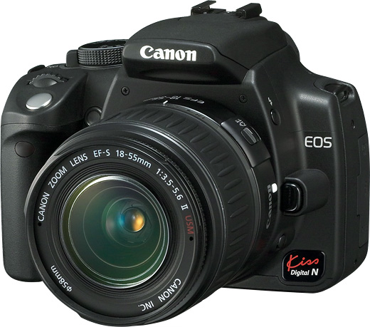 【ダブルレンズ】Canon  kiss Digital N 標準　望遠レンズ デジタルカメラ 格安販売中