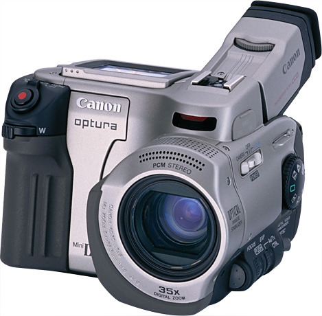 Canon OPTURA MV1 Mini Videocamera Digitale Video-RARE-LEGGI QUI SOTTO 