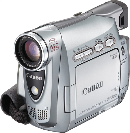 Agfa Canon Digital Video Camcorder Camera NTSC ZR300 Mini DV 440x Digital 22x Zoom 