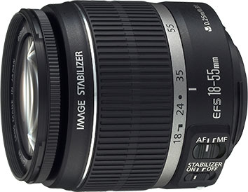 キャノンEF 18-55mmのレンズ