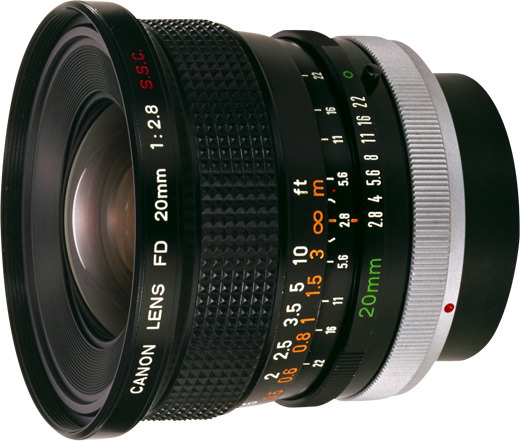 Canon FD 20mm F2.8 S.S.C.