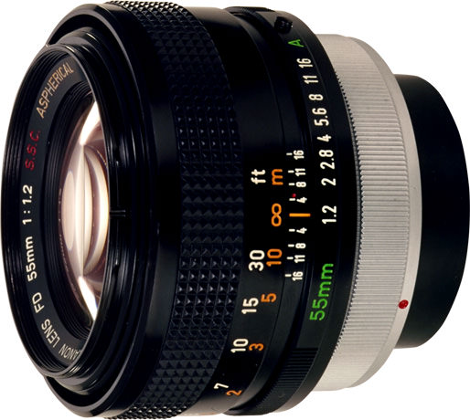 FD55mm f/1.2 S.S.C. Aspherical - Canon Camera Museum