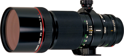 2074692【超美品】CANON NEW FD 300mm F4L MF Lレンズ