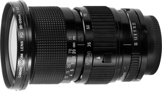 Canon New FD 35-105mm F 3.5 Macro レンズ - レンズ(ズーム)