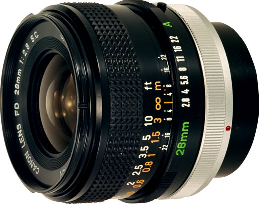 Canon Lens FD 28mm 1:2.8 