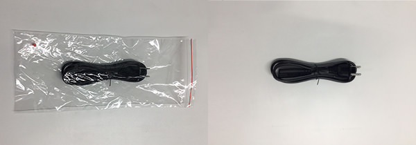 ドキュメントスキャナー電源コード/ACアダプター個装袋の事例