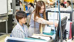 上野キヤノンマテリアル株式会社内の様子