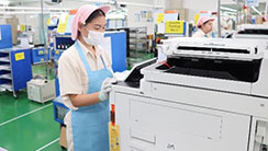 Canon Prachinburi (Thailand) Ltd.社内の様子