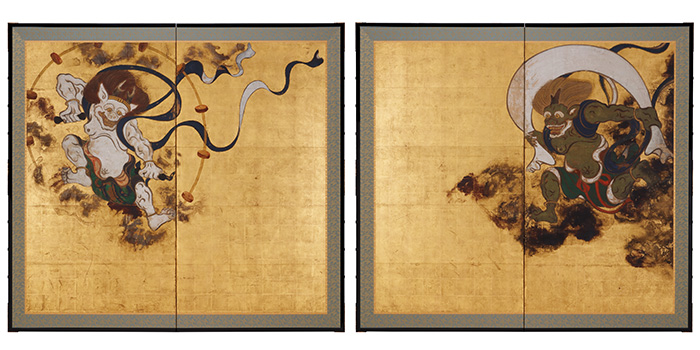 国宝「松林図屏風」（長谷川等伯筆） 原本：東京国立博物館所蔵