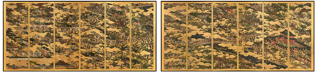 国宝「松林図屏風」（長谷川等伯筆） 原本：東京国立博物館所蔵
