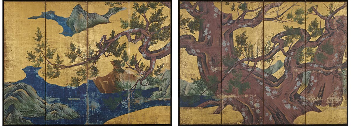 国宝「檜図屏風」高精細複製品