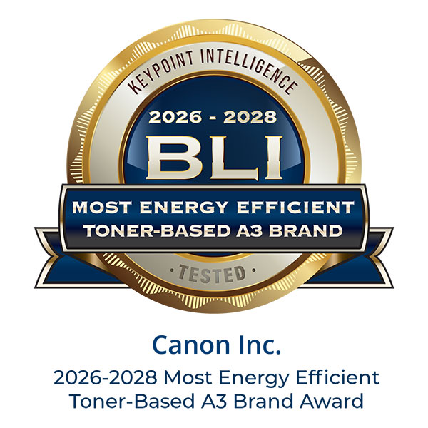 BLI - Most Energy Efficient Toner-Based A3 Brand