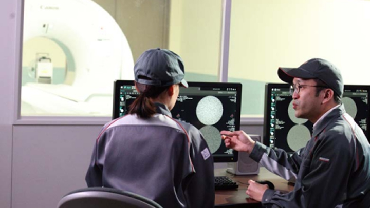 キヤノンメディカルシステムズ株式会社の写真です。