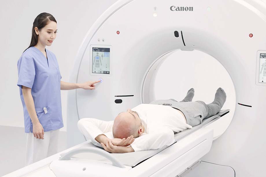 大開口径を実現したCT装置