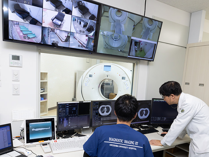 PCCTで撮影した画像を確認するシーンのイメージ画像