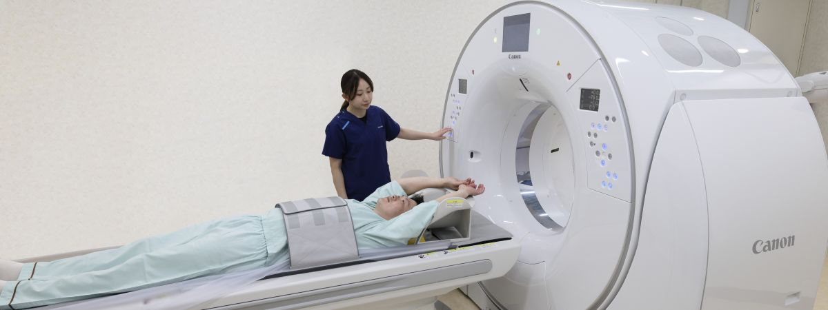 患者さんの負担が軽減される次世代CTのメインビジュアル