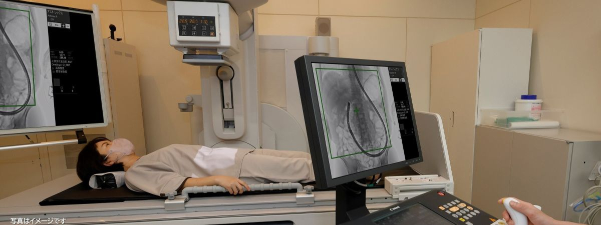 幅広く診療現場のニーズに応えるデジタルX線TVシステムのメインビジュアル