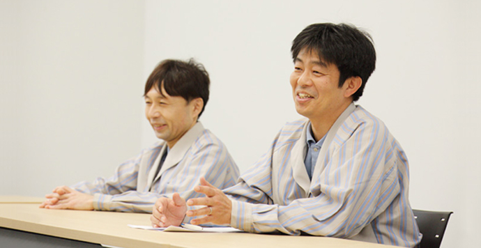 開発者のインタビュー画像です。