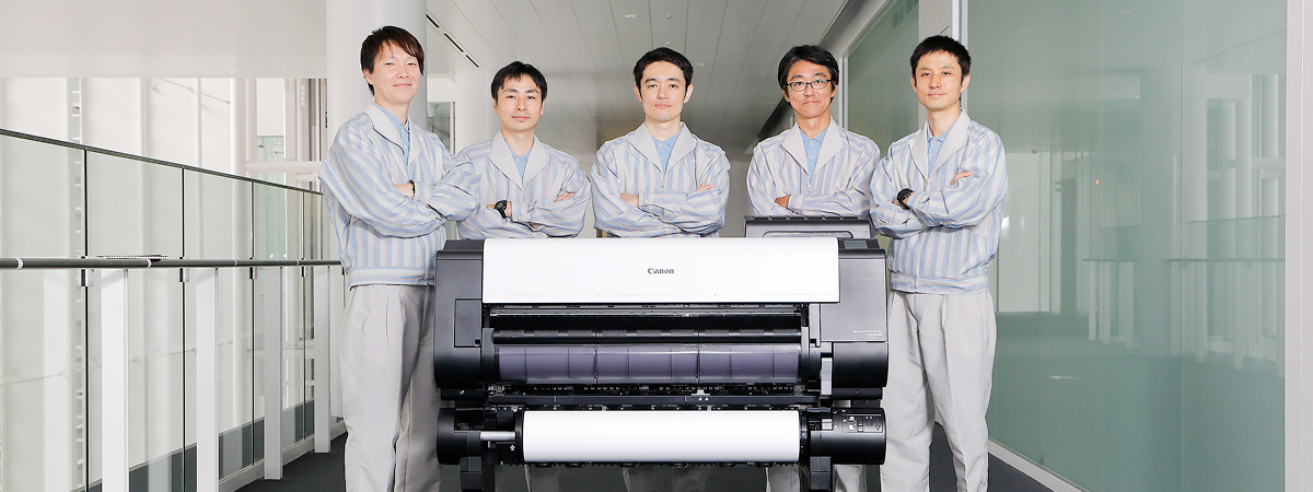 大判プリンター「imagePROGRAF TXシリーズ」開発秘話のメインビジュアル