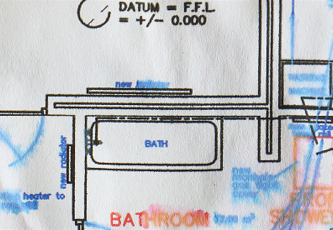 染料インクと顔料インクの耐水性比較図です。