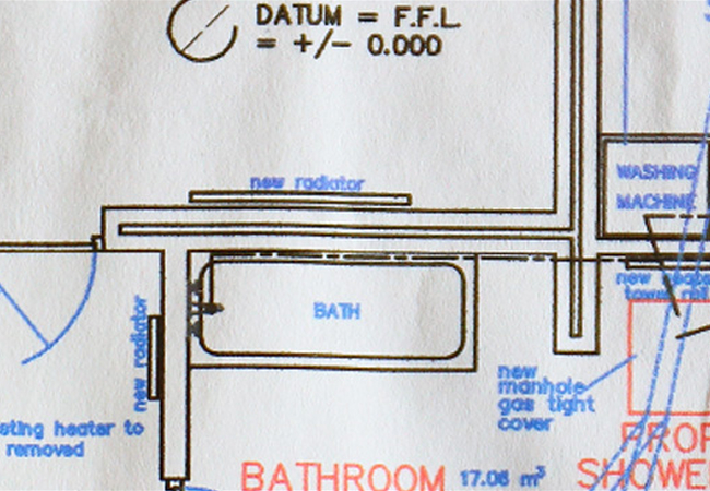 染料インクと顔料インクの耐水性比較図です。