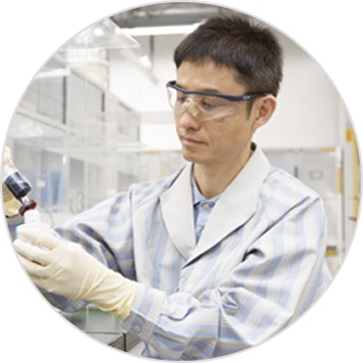 開発者森部 鎌志のポートレート画像です。