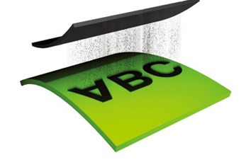 電子写真プリントのプロセス図です。