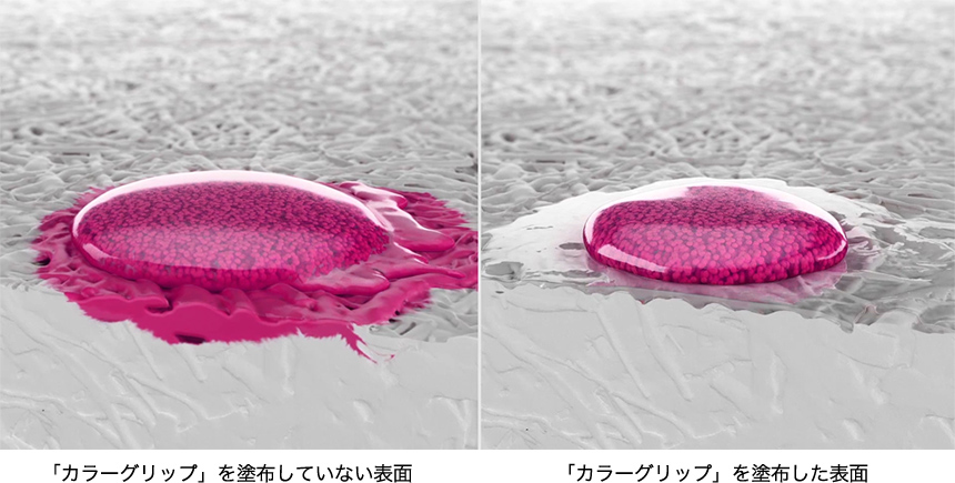 オフセットコート紙のインクのにじみを抑制