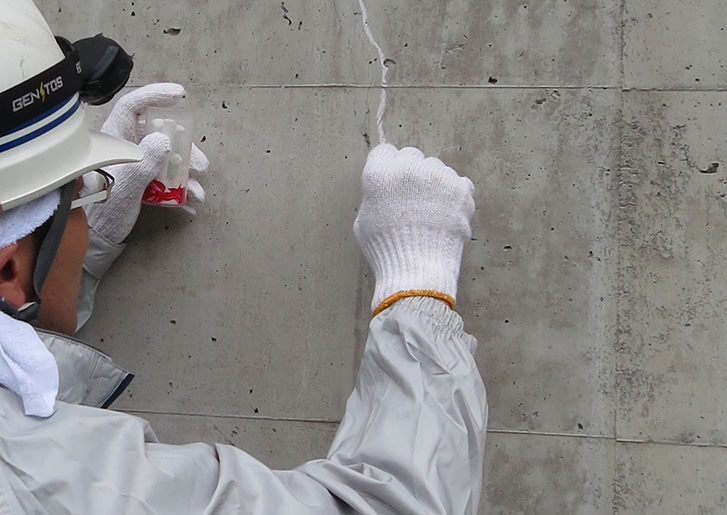 従来の近接目視点検イメージ