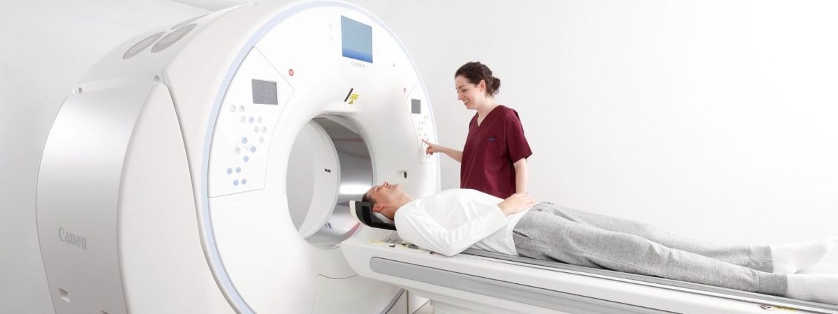 AIを活用したCT診断装置のメインヴィジュアル