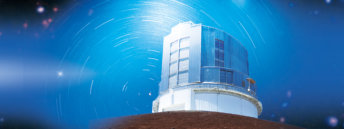 すばる望遠鏡の「主焦点レンズ」のメインヴィジュアル