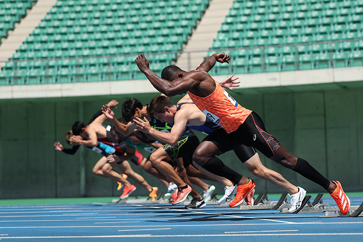 EOS R1で撮影したスポーツの画像です。