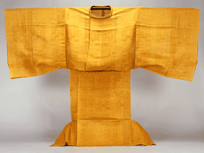 福岡市博物館所蔵「黄櫨染袍」