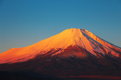 赤い富士山