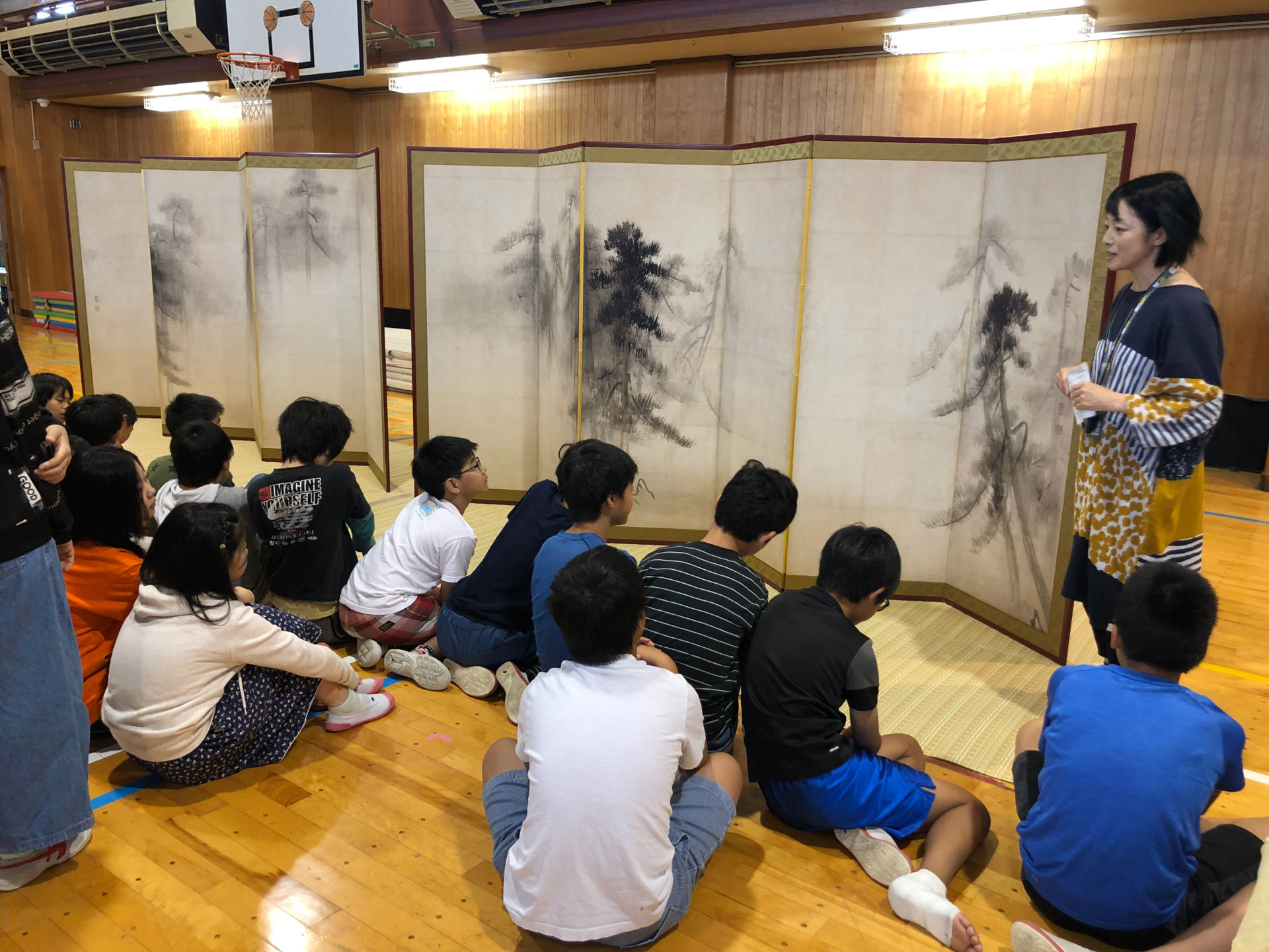 ぶんかつアウトリーチプログラムの様子