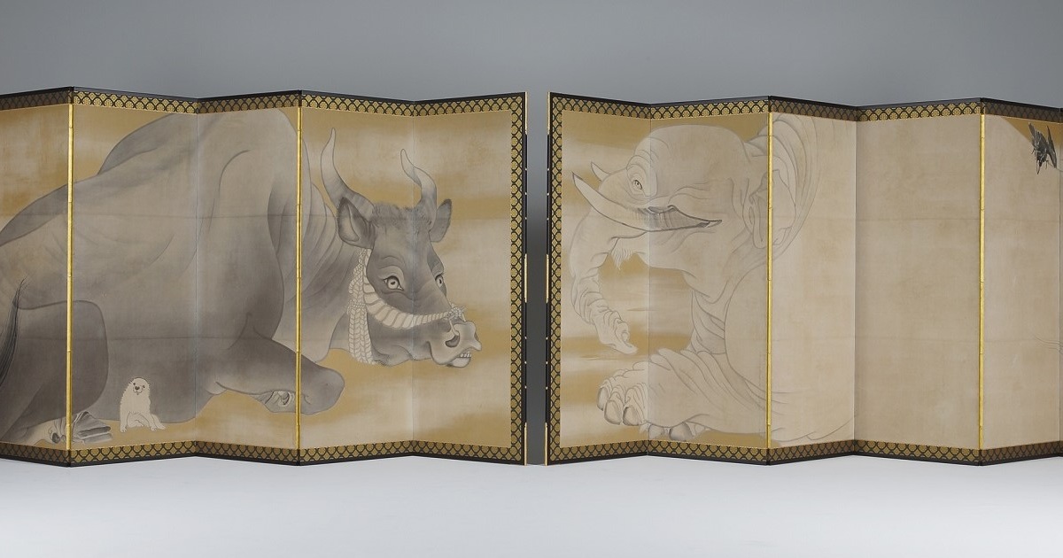 プライス夫妻からのプレゼント「白象黒牛図屏風」に込められた想い