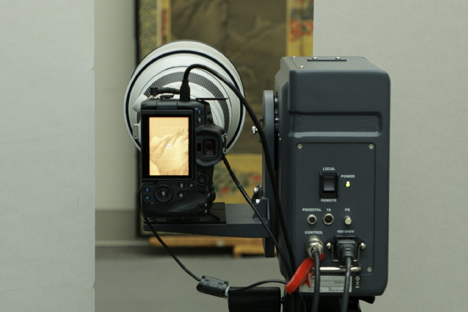 文化財の負担を極力減らして高精細画像データを取得