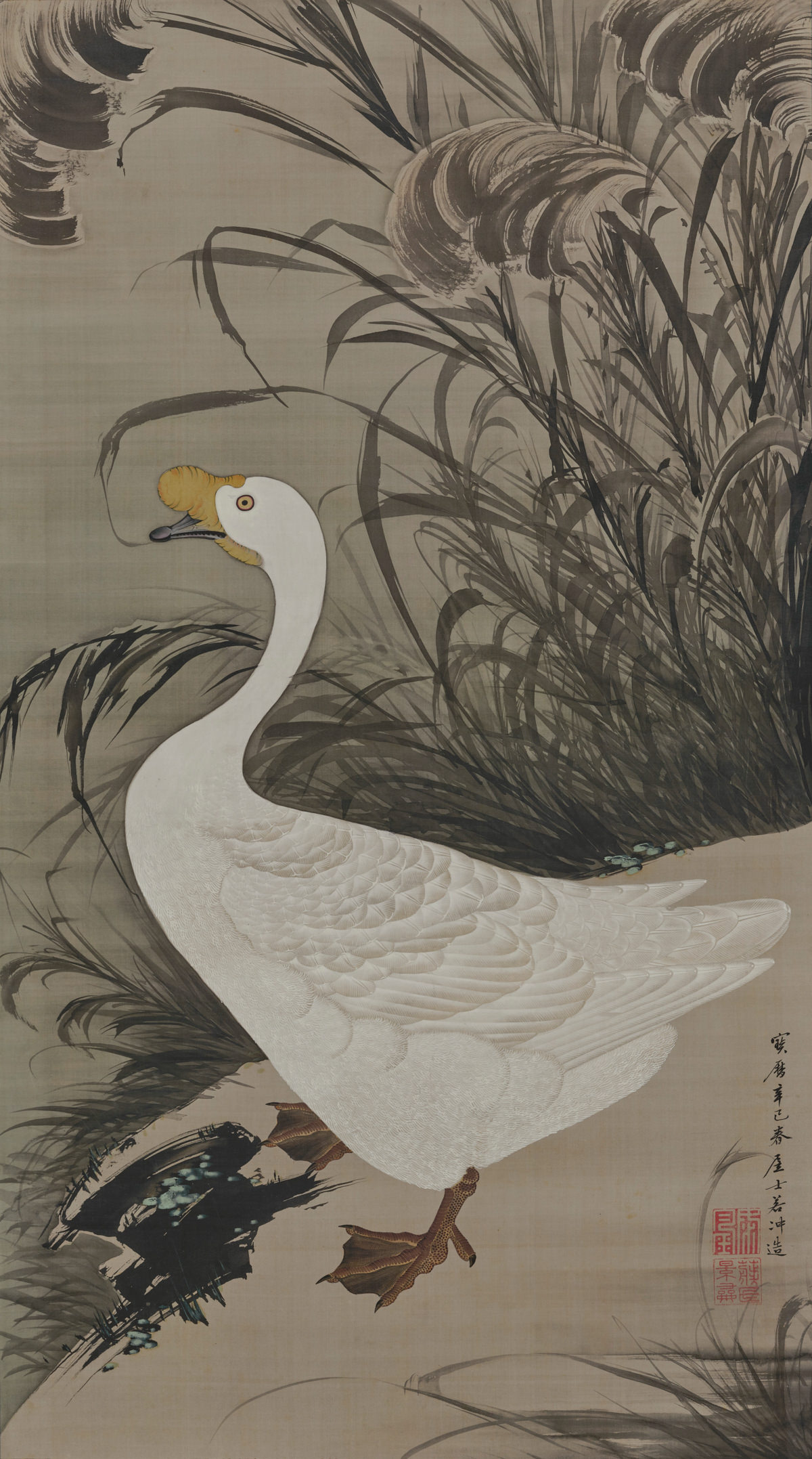 芦鵞図