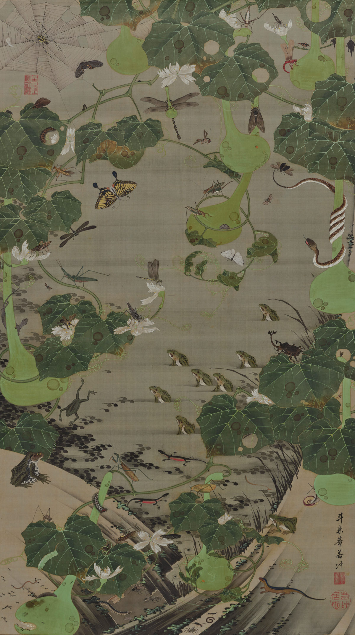 池辺群虫図