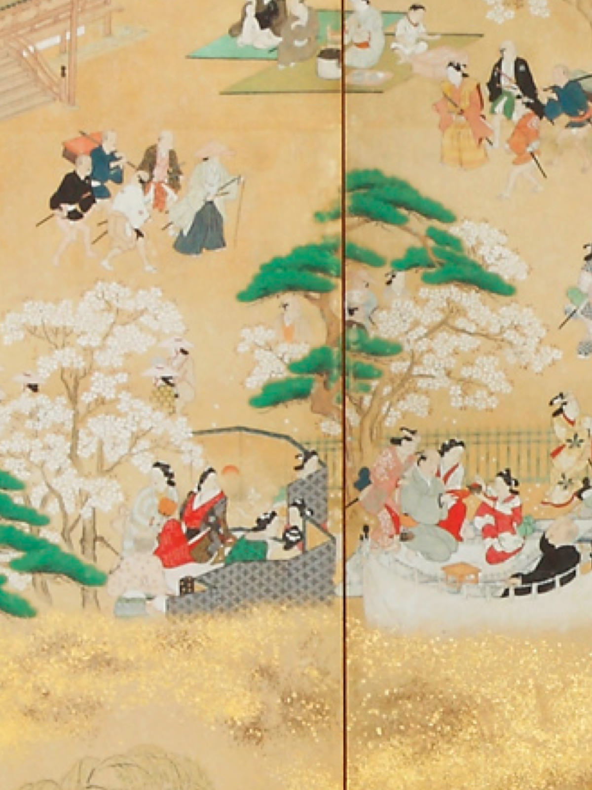 江戸風俗図屏風 菱川師宣 静嘉堂文庫美術館（東京都千代田区）｜公開