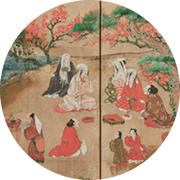 観楓図屏風
