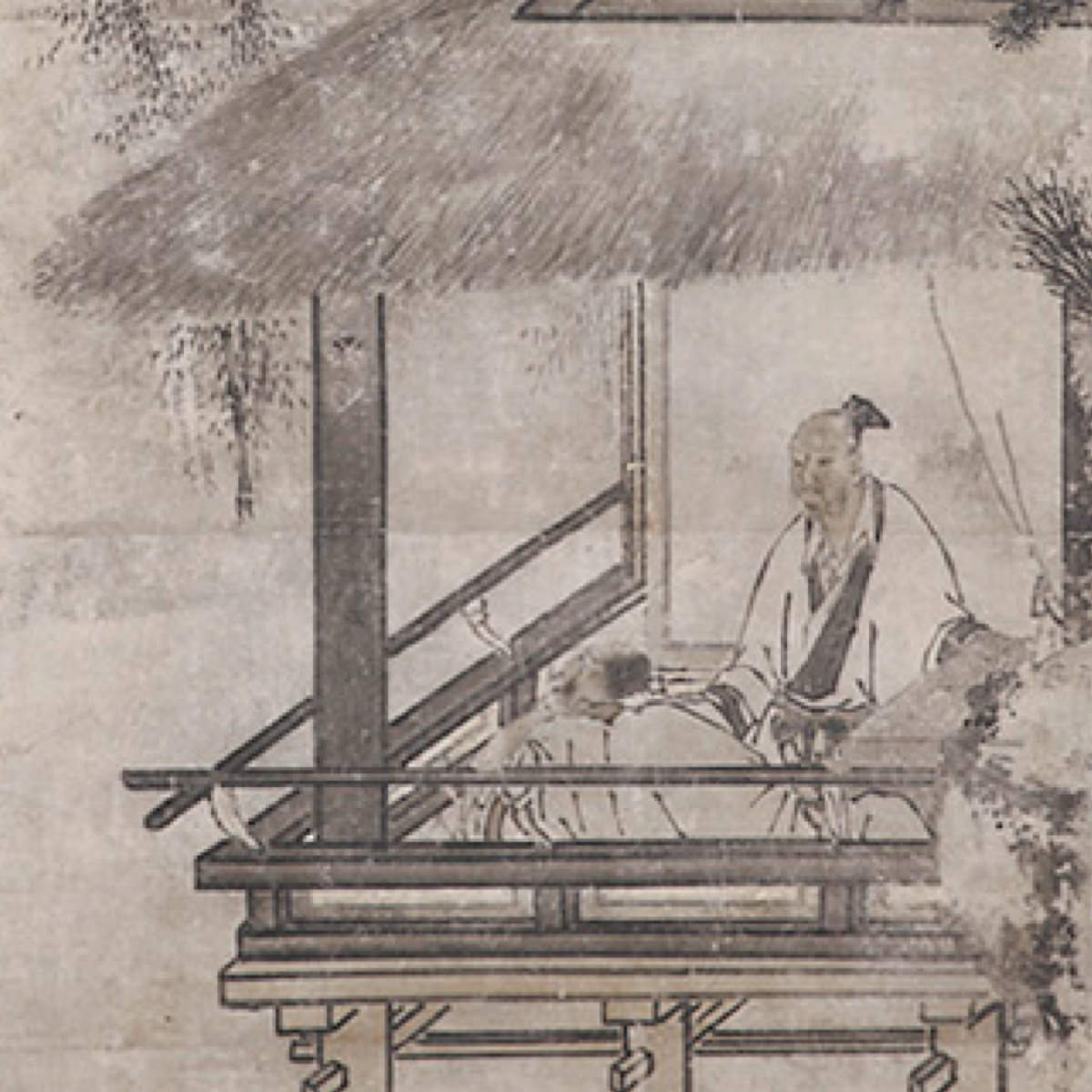 建仁寺方丈障壁画　琴棋書画図襖